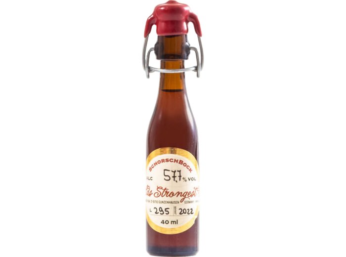Schorschbock MINI World Strongest Beer 57% EW 4cl CAx24