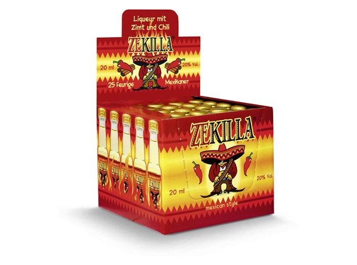 Zekilla Portionen -T- Zimtlikör mit Chili 2cl CAx25