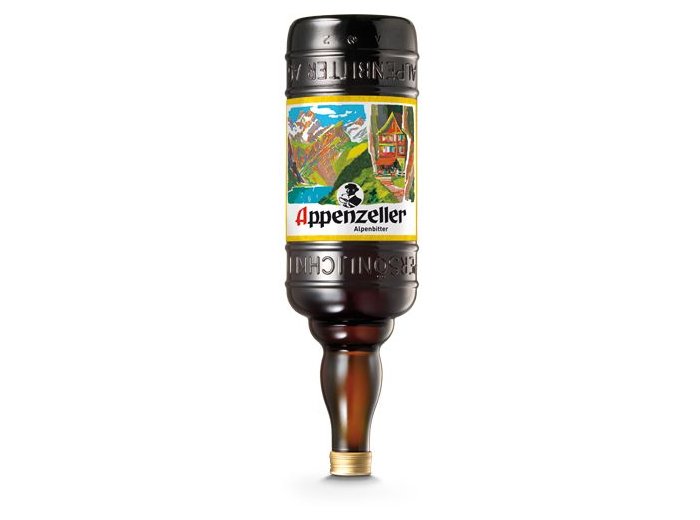 Appenzeller Alpenbitter -T- Grossflasche für Wandhalter 400cl CAx1