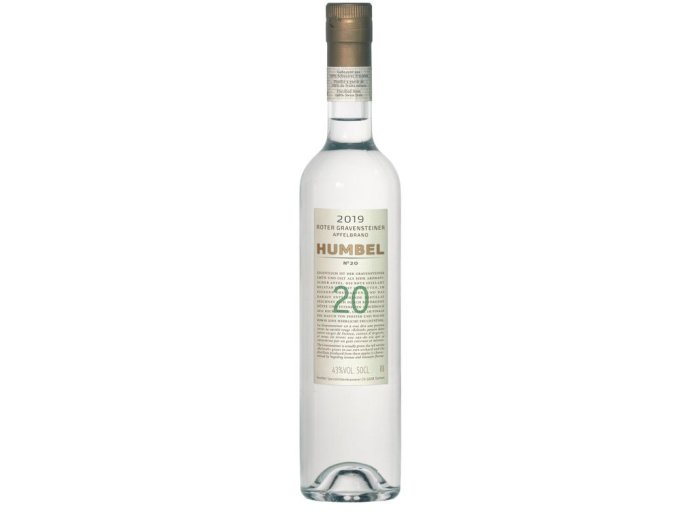 Humbel Rot Gravensteiner -T- Nr. 20 Reinsortiger Apfelbrand 50cl CAx3