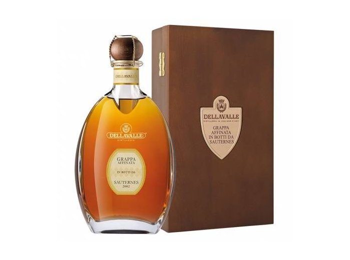 Dellavalle Grappa Sauternes -T- Affinata in Botti di Sauternes 70cl KIx1