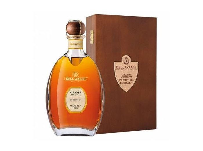 Dellavalle Grappa Marsala -T- Affinata in Botti di Marsala 70cl KIx1