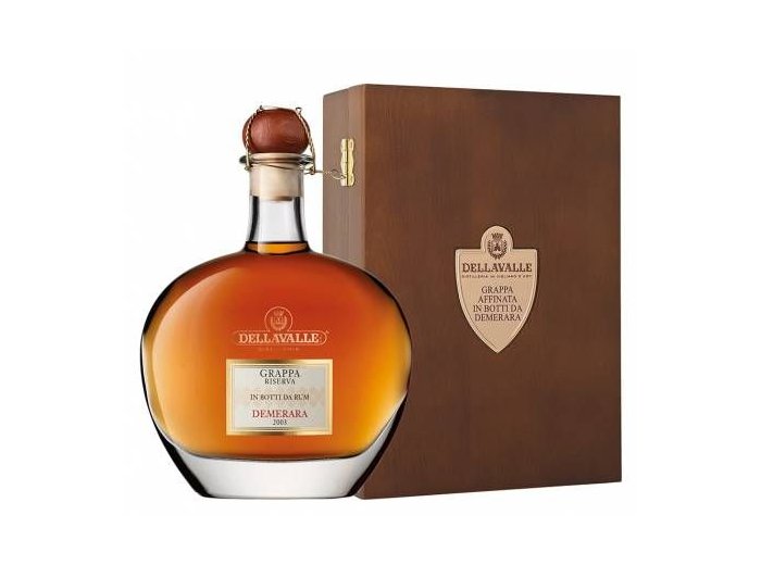 Dellavalle Grappa Demerara Affinata in Botti di Rum 70cl KIx1
