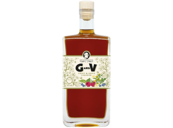 G + V The Seventh Sense Frucht + Gewürz Likör 50cl CAx6