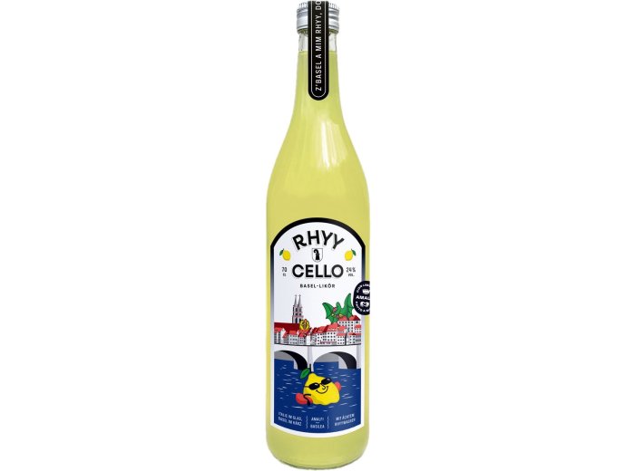 Rhyycello -T- Limoncello aus Basel 70cl CAx6