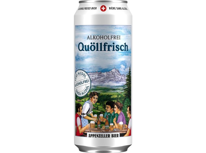 Appenzeller Quöllfrisch Alkoholfrei Dose -T- 50cl CAx24
