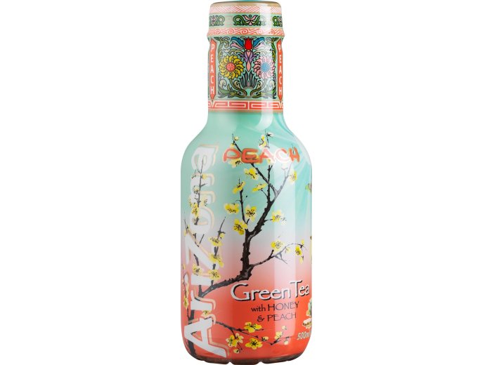 Arizona Tea Peach Green Tea Pet 50cl CAx6