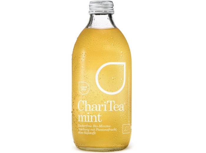 ChariTea Mint sugarfree Bio 33cl HAx20