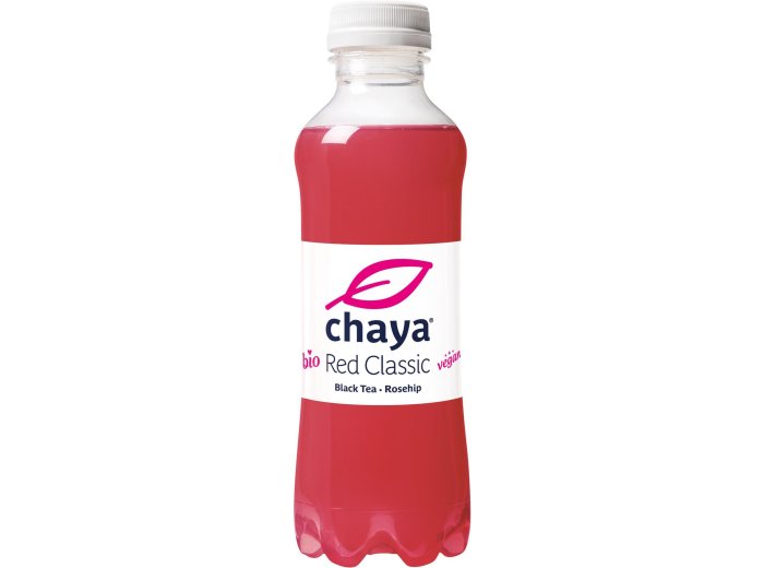 Chaya Red Classic Black Tea Rosehip Bio PET 50cl CAx12