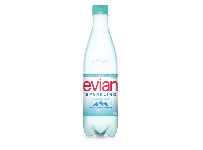 Evian Sparkling PET 6-Pk 50cl CAx12