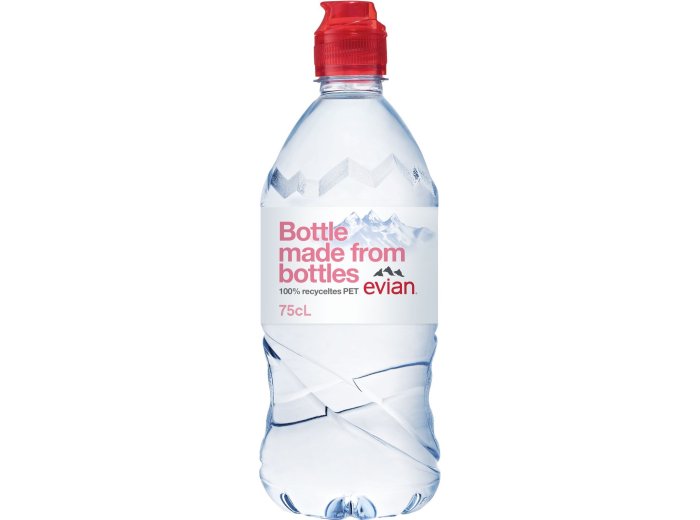 Evian Sportscap PET -T- 75cl CAx6