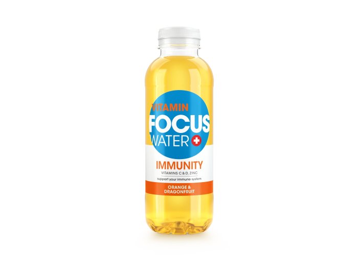 Focuswater IMMUNITY Orange Dragenf. PET 50cl CAx12