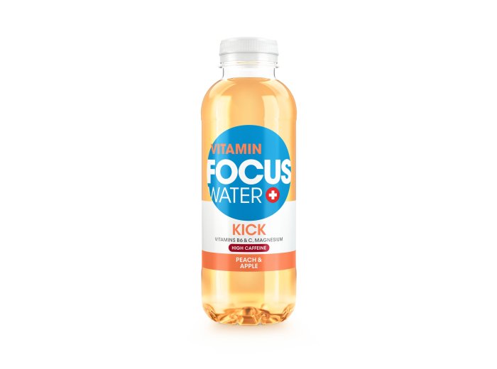 Focuswater KICK Pfirsich Apfel PET 50cl CAx12