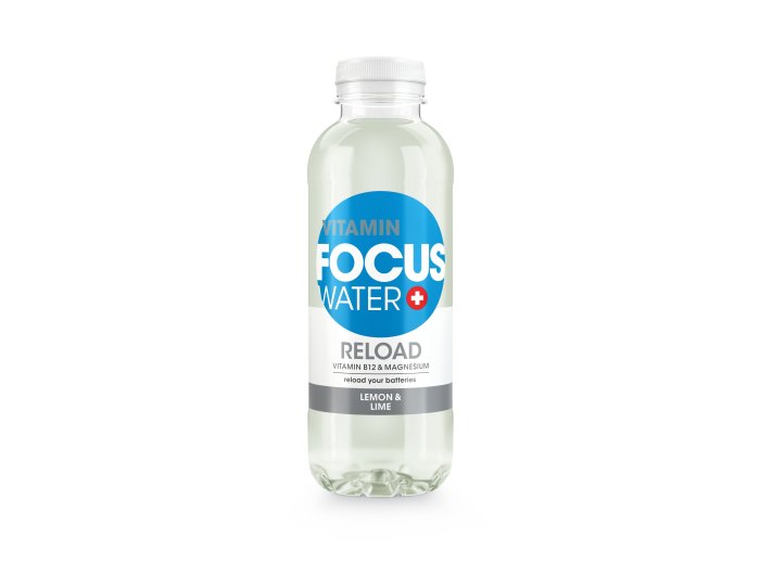 Focuswater RELOAD Lemon & Lime PET 50cl CAx12
