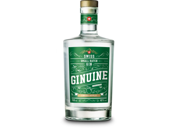 Ginuine Gin -T- Swiss Apple 70cl CAx6