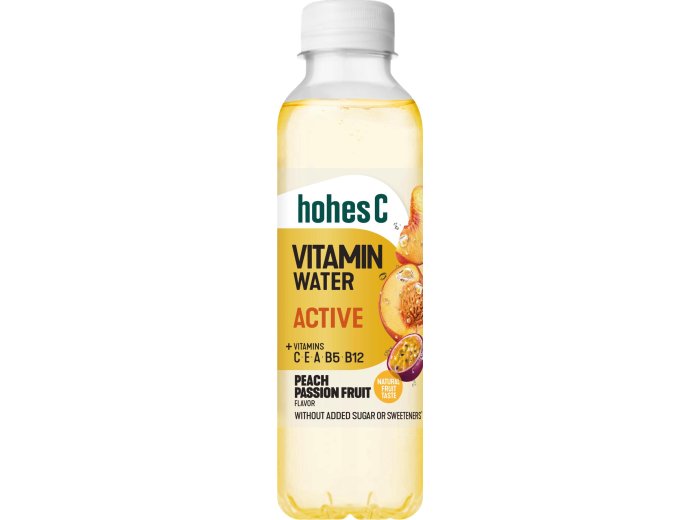 Hohes C Vitamin Water Active Pfirsisch-Maracuja 6-Pk -T- 50cl CAx6