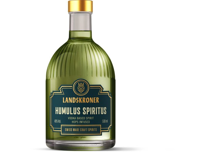 Humulus Spiritus -T- Landskroner Hops Infused Vodka 50cl CAx6