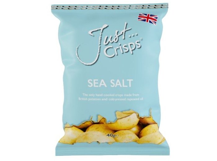 Just Crisps Sea Salt 100% British Crisps CAx24