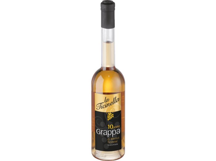 La Ticinella Grappa 10 Anni -T- 50cl CAx6