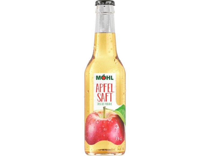 Möhl Apfelsaft 100% 33cl HAx24