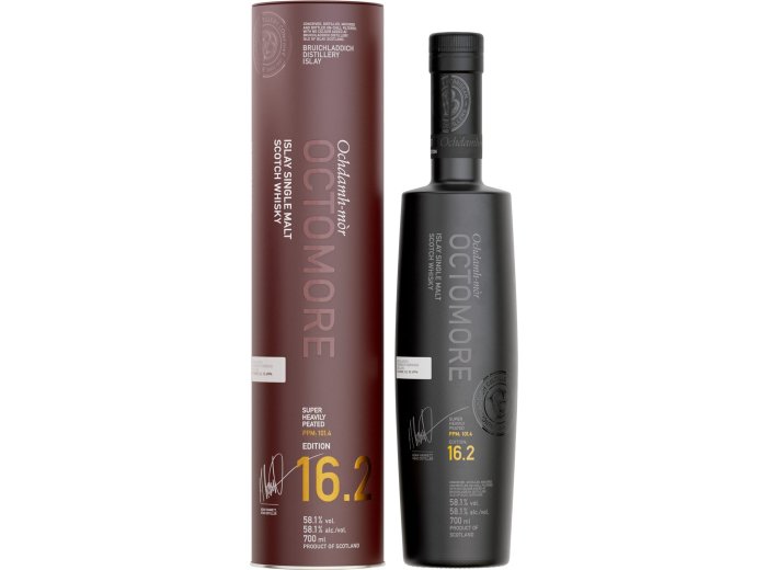Octomore 16.2 101.4 PPM Single Malt Bruichladdich 70cl CAx1