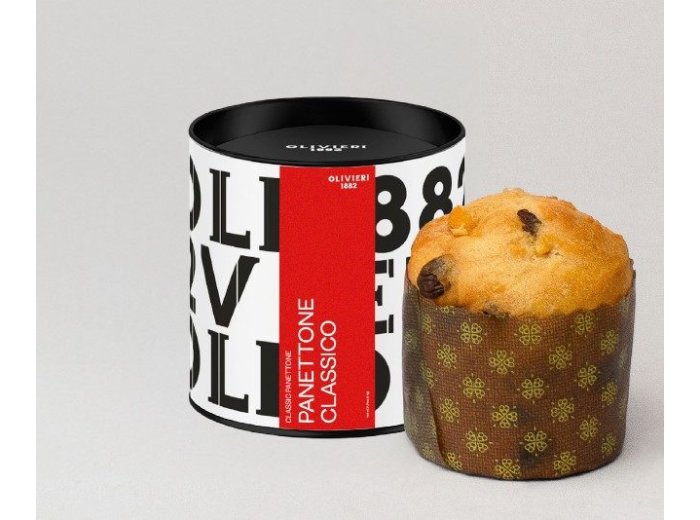 Olivieri 1882 Classic Panettone Mini Hat Box 100gr CAx24