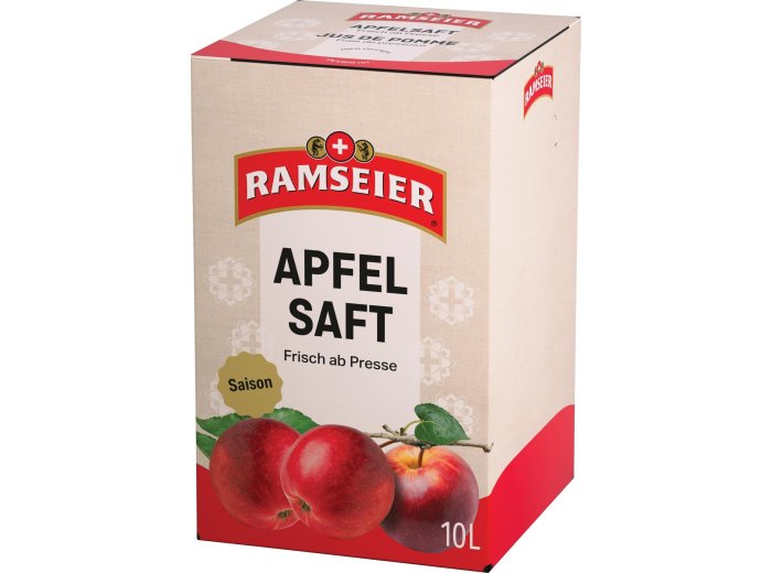 Ramseier Apfelsaft frisch ab Presse BaginBox 10L -T #Saisonartikel ausverkauft - Altern. 3871 100cl BOx10