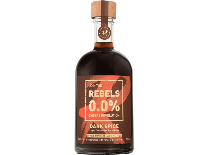 Rebels 0,0% Dark Spice -T- (Rum Alternativ) 50cl CAx6