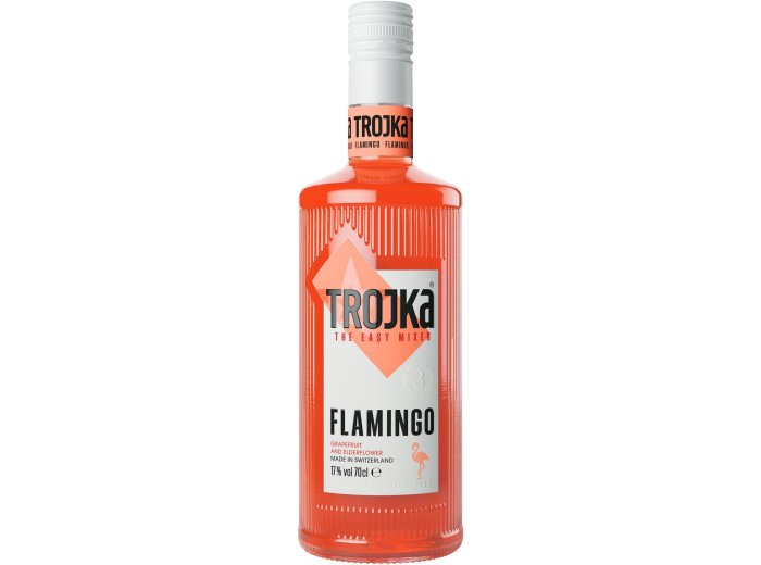 Trojka Flamingo Likör -T- Vodkalikör mit Grapefruit 70cl CAx6