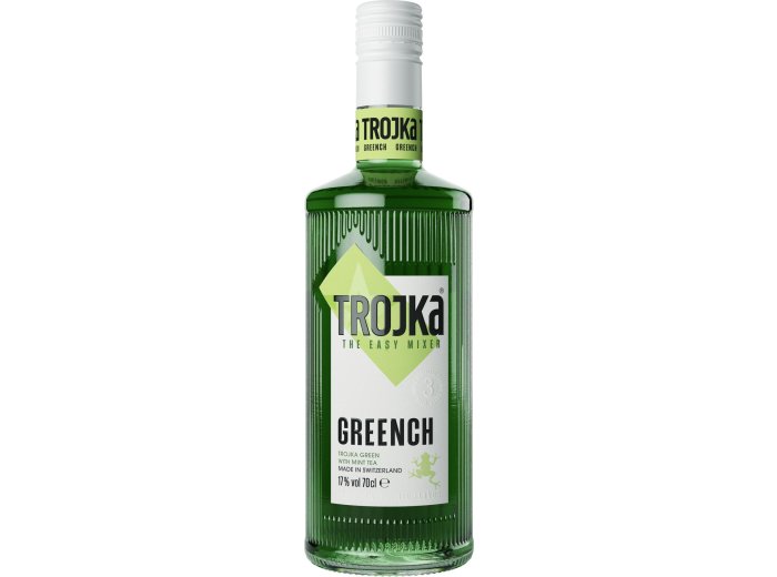 Trojka Greench Likör mit Pfefferminze 70cl CAx6