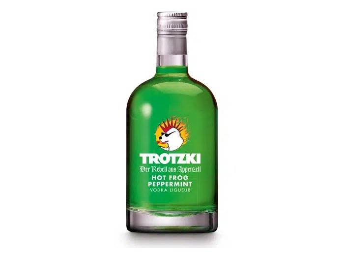 Trotzki Hot Frog -T- Peppermint Vodka Liqueur 70cl CAx6