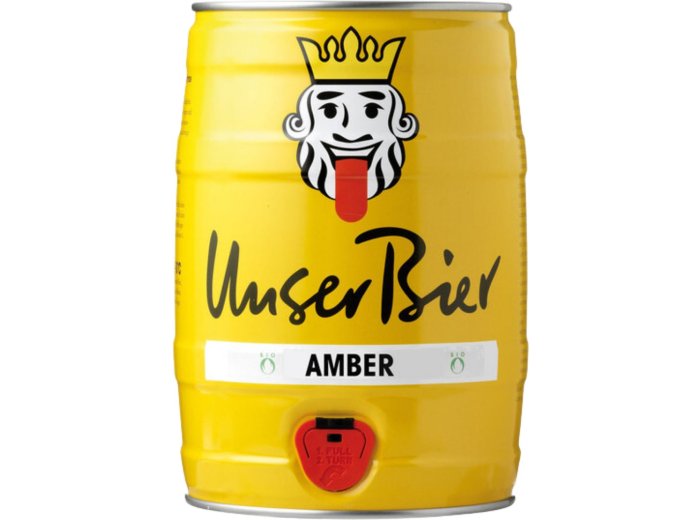 Unser Bier Party Dose -T- Amber (gekühlt) 100cl DOx5