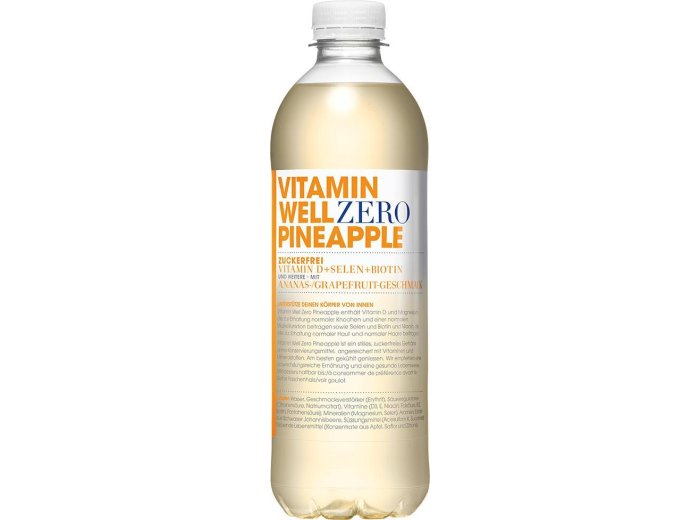 Vitamin Well ZERO Pineapple 50cl-T- 50cl CAx12