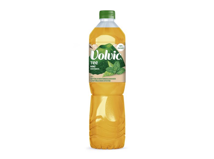 Volvic Thé vert 1,5 Pet Grüntee / Pfefferm. Schrumpf-T- 150cl CAx6