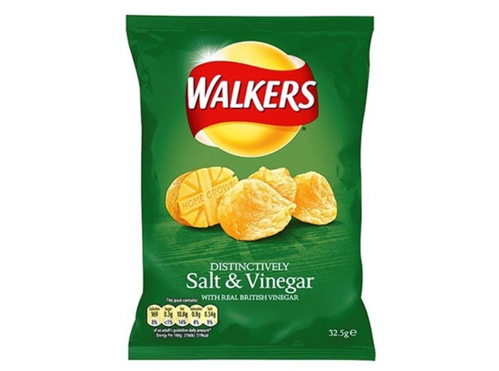 Walkers Salt & Vinegar Crisps so lang es hat #Just Crisps Sea Salt & Apple Balsamic Vinegar CAx32