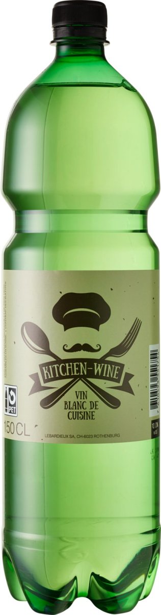 Kitchen-Wine White Weisser Kochwein Vin Blanc de Cuisine 150cl CAx6