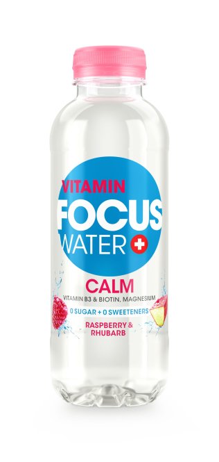 Focuswater Rhabarber Himbeer CALM PET -T- 50cl CAx12