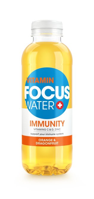 Focuswater IMMUNITY Orange Dragenf. PET 50cl CAx12