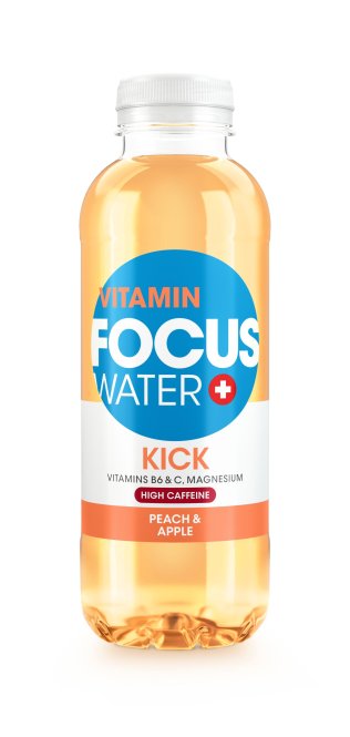 Focuswater KICK Pfirsich Apfel PET 50cl CAx12