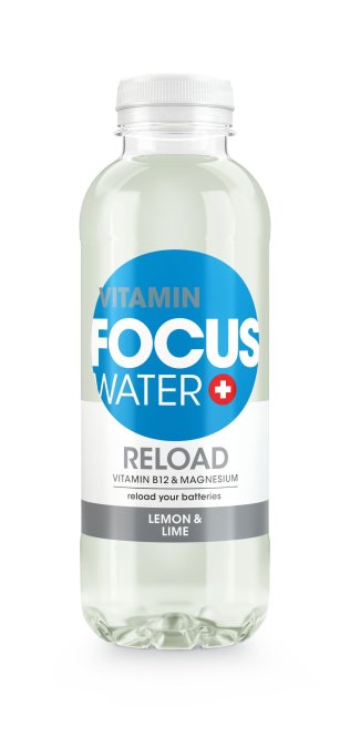 Focuswater RELOAD Lemon & Lime PET 50cl CAx12