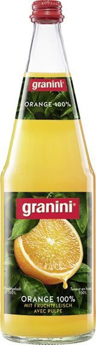 Granini reiner Orangensaft mit Fruchtfleisch 100cl HAx6