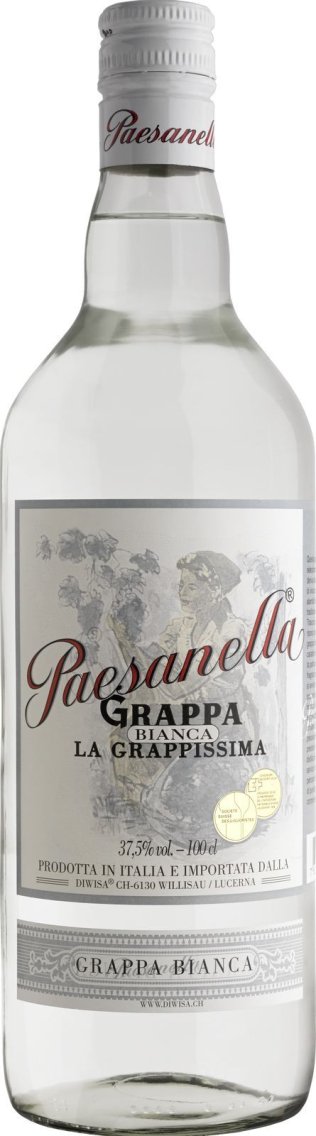Grappa Bianca Paesanella 100cl CAx6