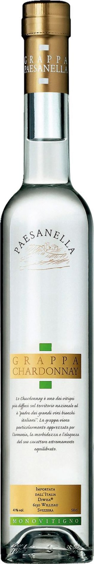 Grappa Paesanella Chardonnay -T- 50cl CAx6