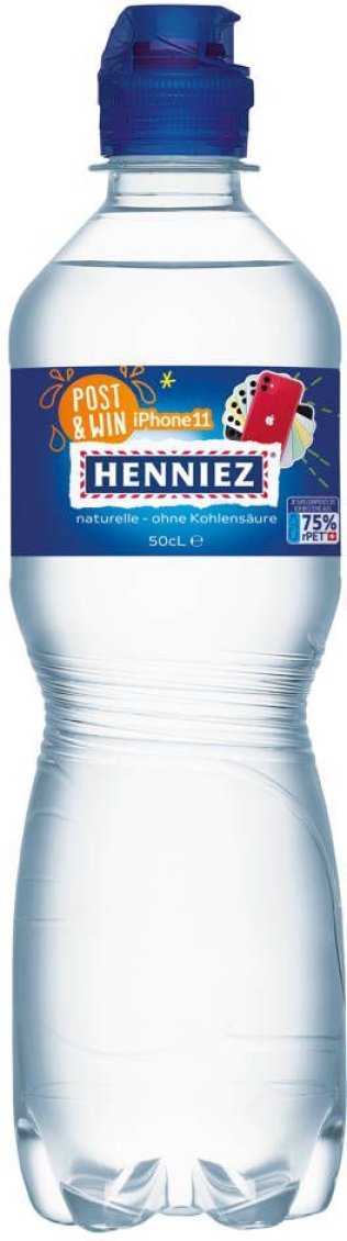 Henniez SPORTCAP o.K.blau Pet 5dl-T- 50cl CAx24