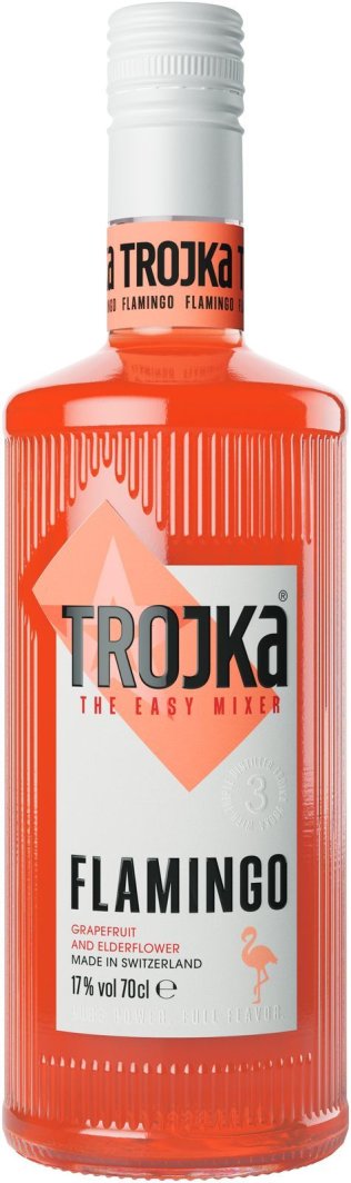 Trojka Flamingo Likör -T- Vodkalikör mit Grapefruit 70cl CAx6