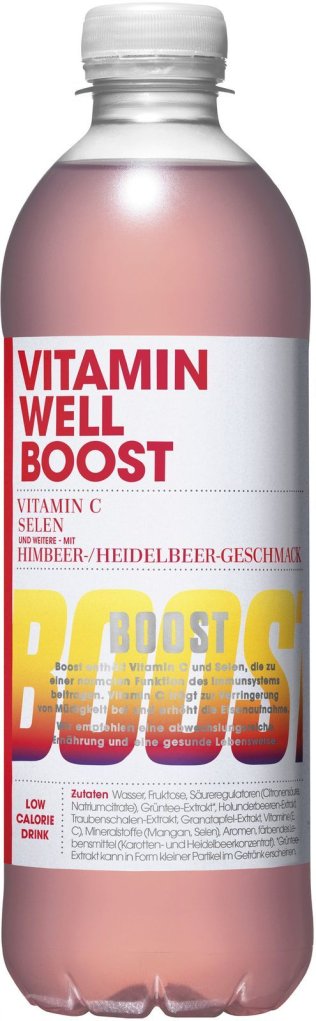 Vitamin Well BOOST 50 cl Himbeer/Heidelbeer-Geschmack 50cl CAx12