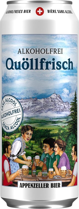 Appenzeller Quöllfrisch Alkoholfrei Dose -T- 50cl CAx24