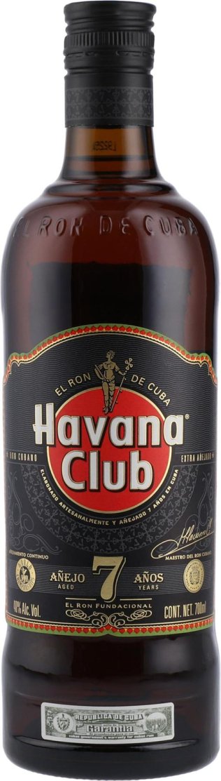 Havana Club Rum Anejo 7 Anos 70cl CAx6