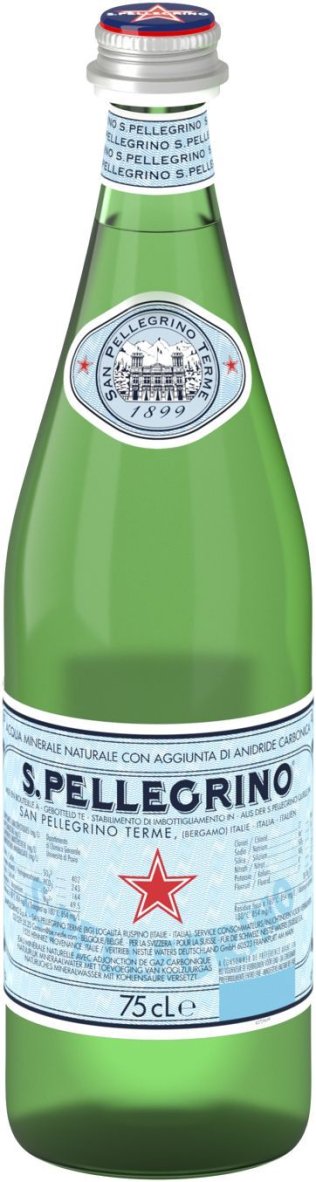 San Pellegrino 75 cl Pfand Fl. Fr. -.50 75cl HAx16
