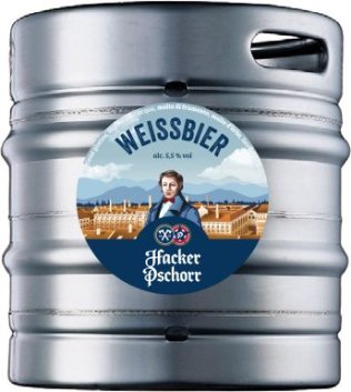 Hacker-Pschorr Hefe Weisse Fass 100cl FAx30